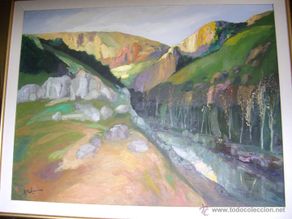 Art: JOSE BELMAR. oleo/l 1,16x0,88 m. Pintura Alicantina siglo XX